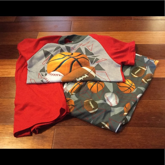 Other - Boy’s Sports Themed Pajama Set Size 8